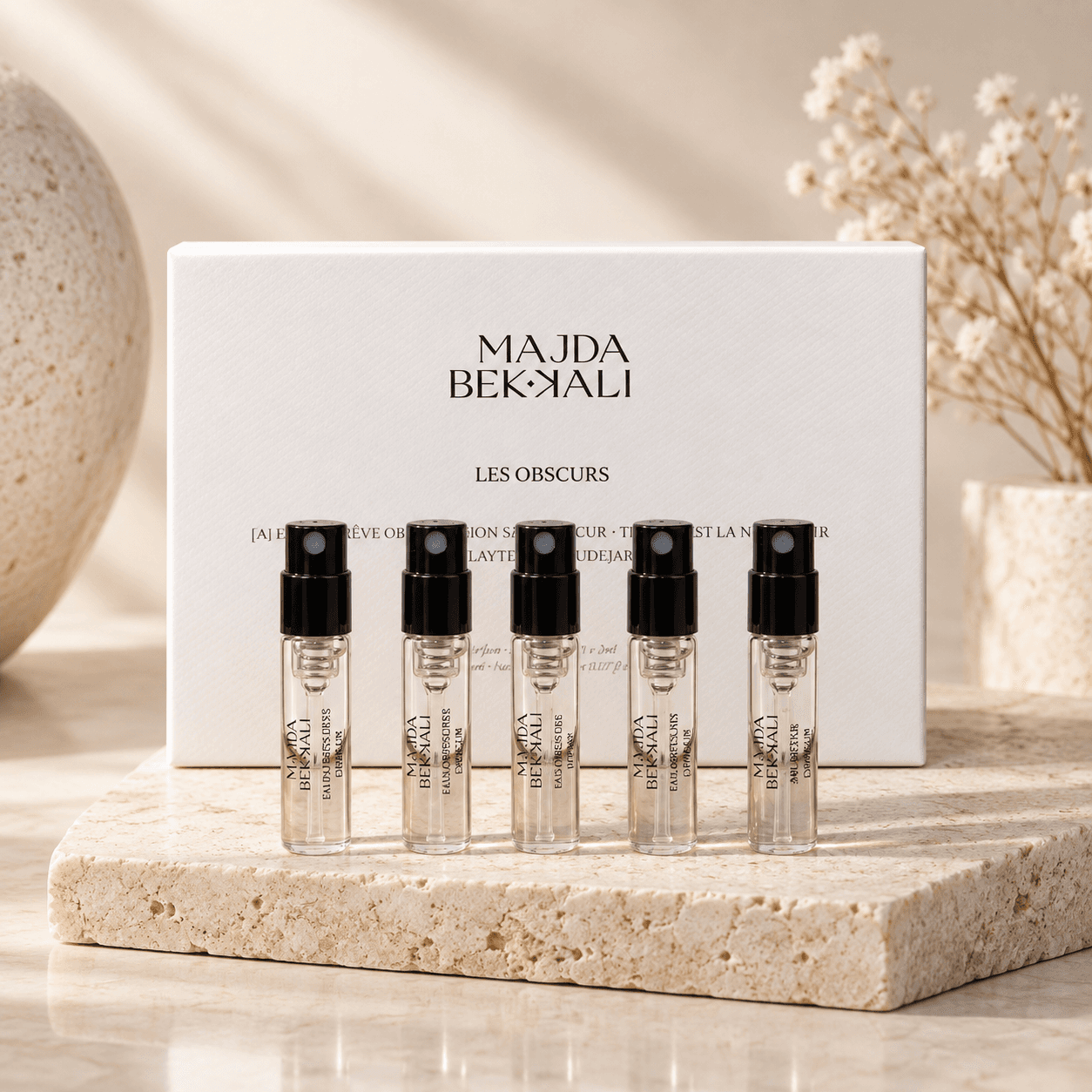 Majda Bekkali Les Obscurs set 5х2 мл духи унисекс, восточные, древесные, кожаные