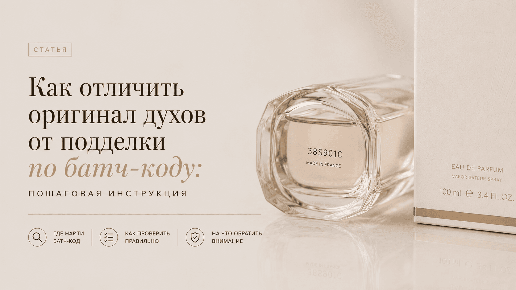 Как отличить оригинал духов от подделки по батч-коду: пошаговая инструкция