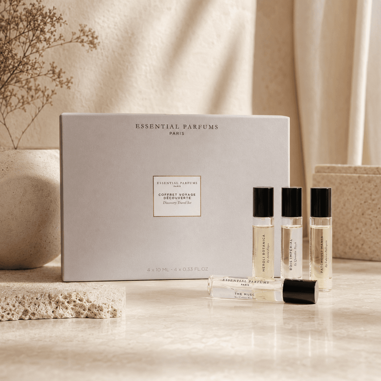 Essential Parfums Discovery Travel Set 4х10мл Bois Impérial + Patchouli Mania + The Musc + Néroli Botanica