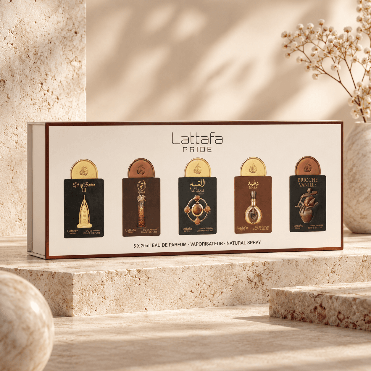 Lattafa Pride Gift Set Box №3 5х20 мл парфюмерная вода унисекс, восточные, цветочные