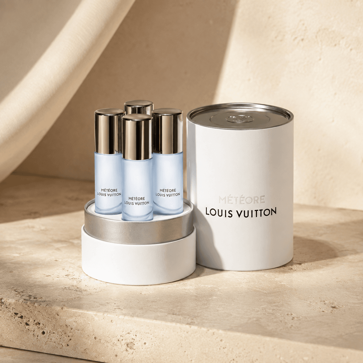 Louis Vuitton Meteore set 4x7.5 мл парфюмерная вода мужская, цитрусовые, фужерные, пряные