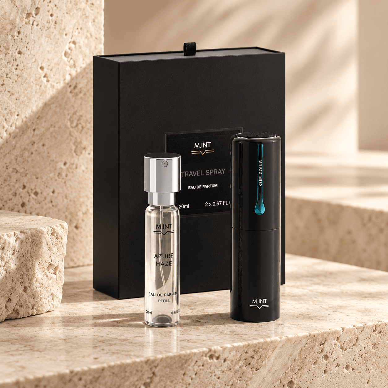 M.INT Azure set Haze 2х20 мл парфюмерная вода унисекс, древесные, фужерные, пряные