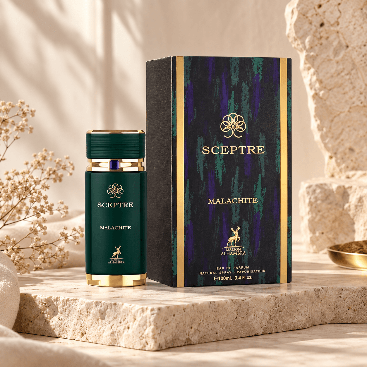 Maison Alhambra Sceptre Malachite