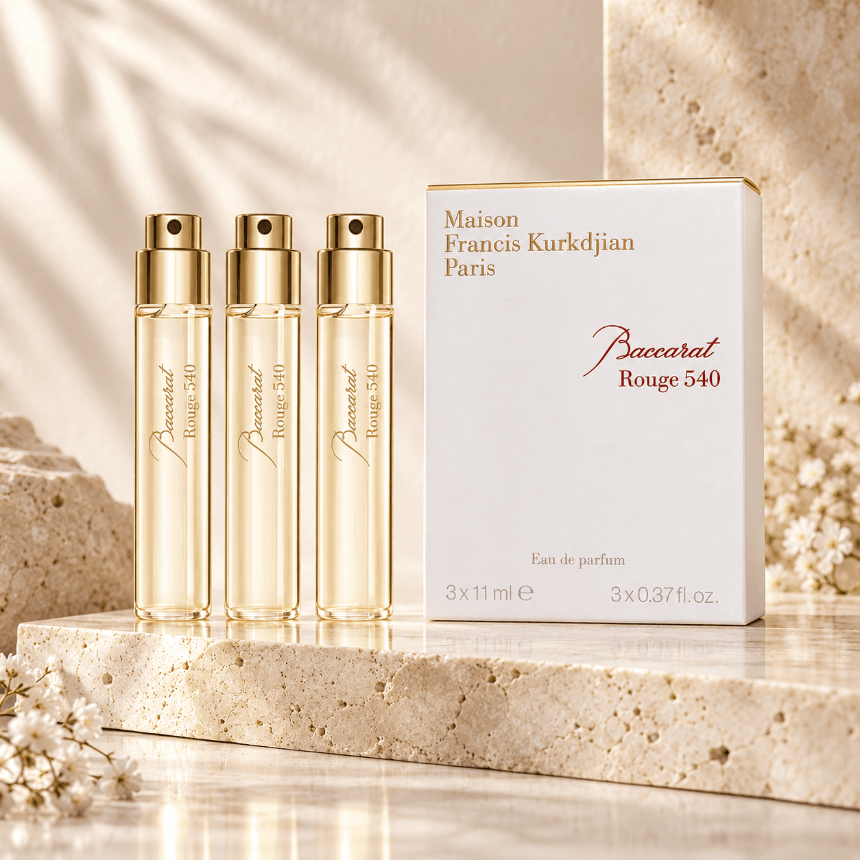 Maison Francis Kurkdjian Baccarat Rouge 540 set 3x11 мл парфюмерная вода унисекс, восточные, цветочные