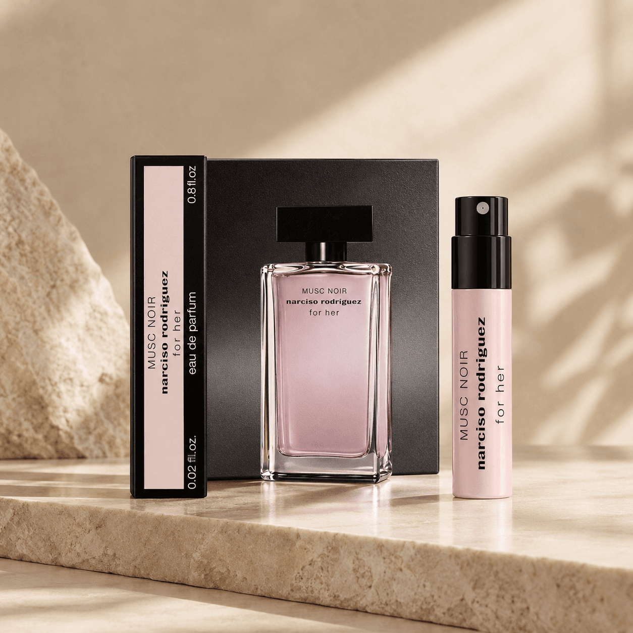 Narciso Rodriguez For Her Musc Noir 0.8 парфюмерная вода женская, цветочные, древесные, мускусные