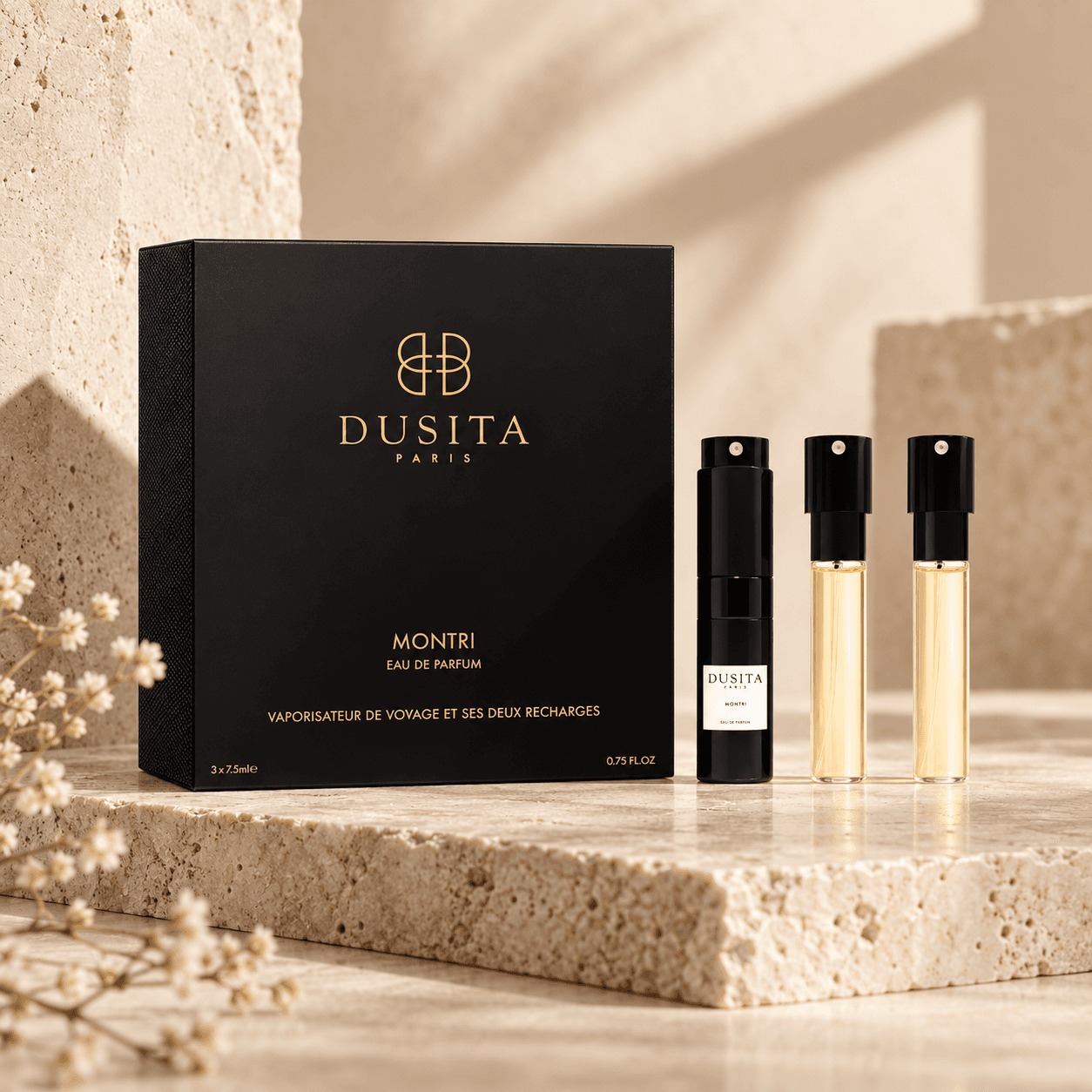 Parfums Dusita Montri set 3х7.5 мл парфюмерная вода унисекс, древесные, пряные