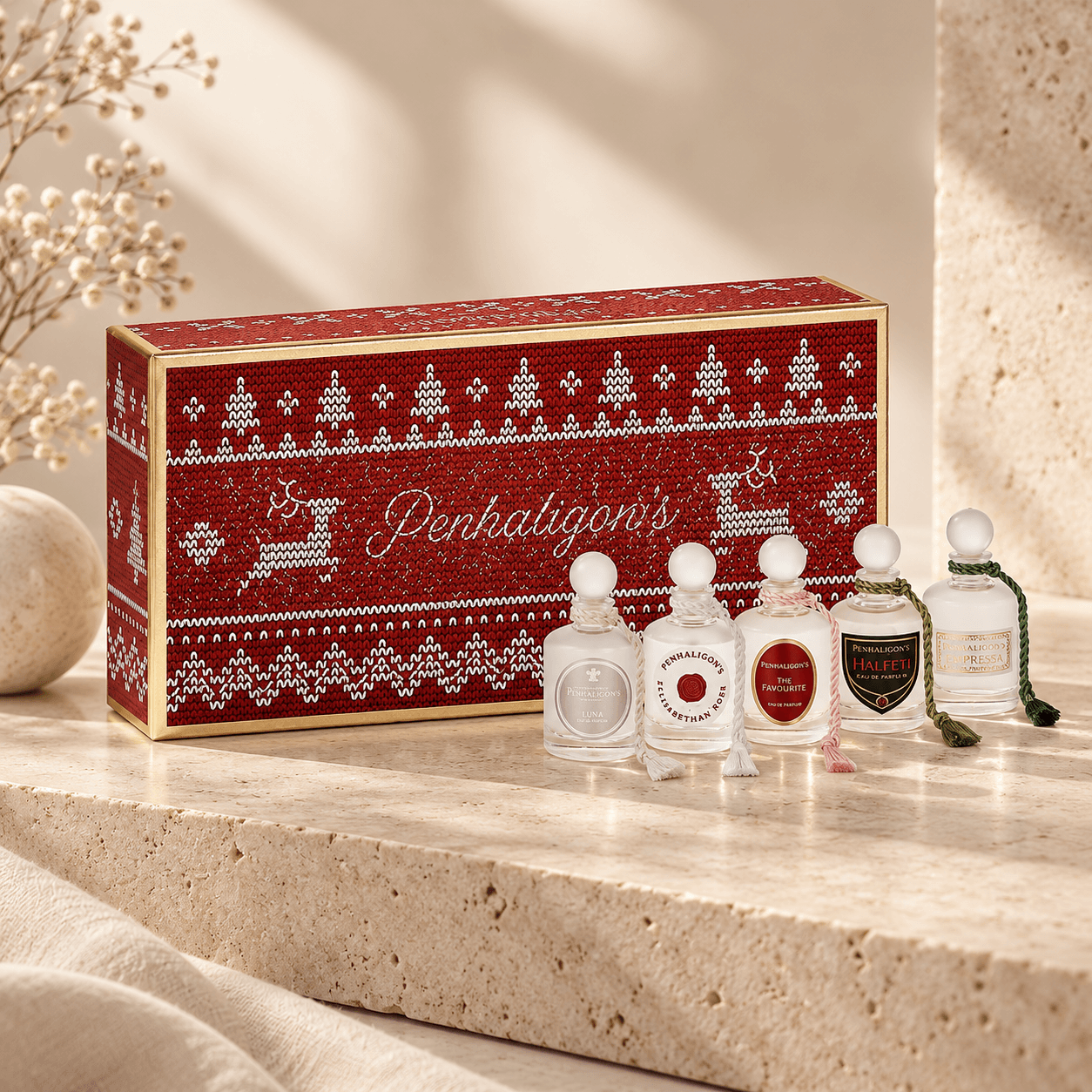 Penhaligon s set 5x5 мл The Favourite edp, Elisabethan Rose edp, Empressa edp, Halfeti edp, Luna edt